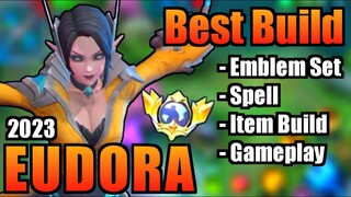 EUDORA BEST BUILD 2023 | TOP 1 GLOBAL EUDORA BUILD | EUDORA - MOBILE LEGENDS | MLBB