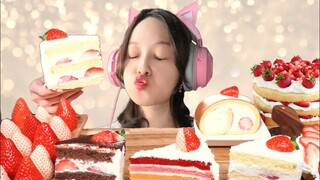 Manis Banget! Aku Mukbang Kue!