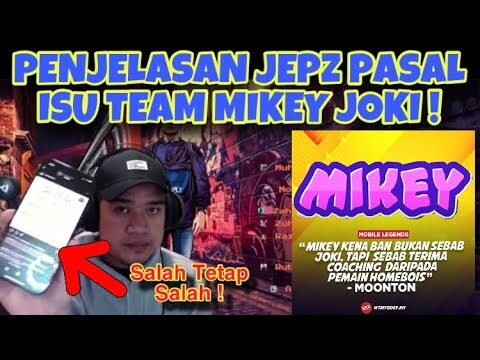 PENJELASAN 2EZ4JEP MENGENAI ISU TEAM MIKEY JOKI ATAU COACHING ?!