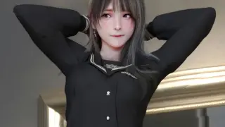Who can stand up to the high ponytail of Tifa who is the most fanciful?