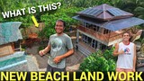 NEW BEACH LAND WORK - Philippines Province Life In Davao (Building Project)