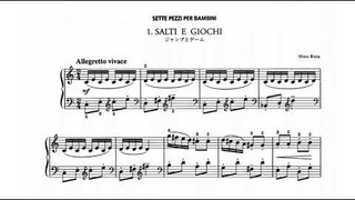 Nino Rota - 7 Children's Pieces (audio + sheet music)