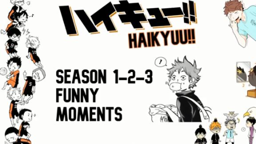 HAIKYUU!! (ハイキュー!!) SEASON 1-2-3 FUNNY MOMENTS (ENG SUB)