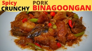 Spicy CRUNCHY Pork BINAGOONGAN | The BEST Binagoongang BABOY with TALONG Recipe