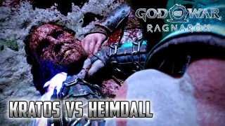 GOD OF WAR: RAGNAROK Kratos vs Heimdall BOSS FIGHT Scene