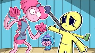 Carrying (HuluWuluAnimations) Cuộc sống hàng ngày của bà mẹ chân dài // Poppy Game Time Chương 2 Bộ 