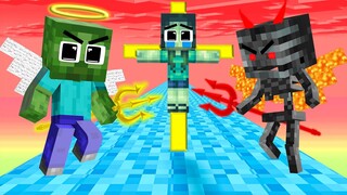 Monster school : Angel Baby Zombie Save Evil Mother - Sad Story - Minecraft Animation