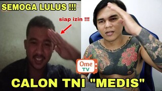 pemuda ini ingin menjadi TNI MEDIS , Gogo Sinaga beri hormat , saluttt... || Ome TV Indonesia