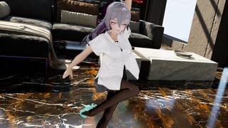 【mmd/布料/装备/新玩法测试】鸭鸭你真笨，弄得到处都是