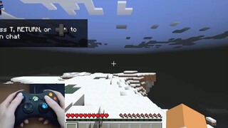 Mình Thử Thách Lần Đầu Sinh Tồn _ Bằng Tay Cầm Làm Nhà Núi Băng _ TRONG MINECRAF