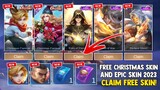 NEW WINTER BOX 2023! GET NOW YOUR FREE CHRISTMAS SKIN AND EPIC SKIN! FREE SKIN! | MOBILE LEGENDS