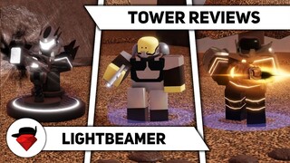 The NEW Lightbeamer Tower | Tower Reviews | Tower Blitz [ROBLOX]