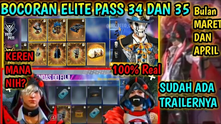 BOCORAN ELITE PASS SEASON 34 & 35 BULAN MARET DAN APRIL