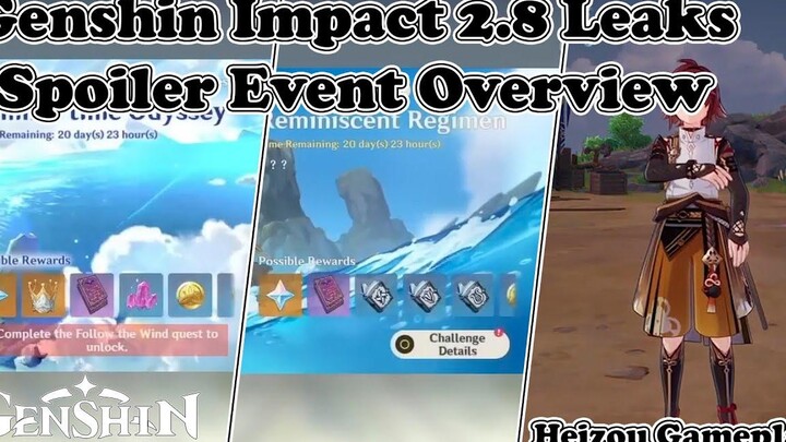 Genshin Impact 28 รั่ว ภาพรวมเหตุการณ์สปอยเลอร์ & เกมเพลย์ Heizou เวอร์ชันสั้น