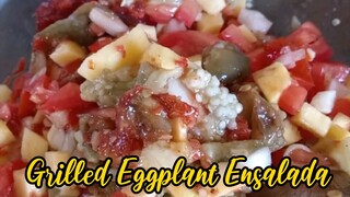 Grilled eggplant ensalada #cooking #recipes #pilipinofood #yummy #chef #trending #food #eat #dinner