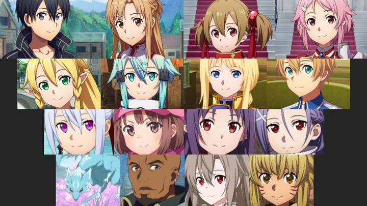 SAO Variant Showdown - Character SSR Ability Cards Gallery (Via Character Interaction Section)