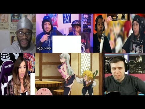 SEVEN DEADLY SINS EPISODE 2 REACTION MASHUP!!