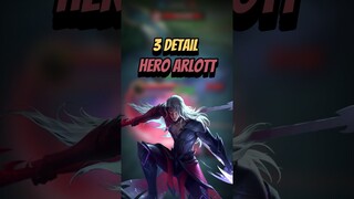 3 detail hero arlott yang wajib kalian tau #mlbb #mlbbcreatorcamp #mobilelegends