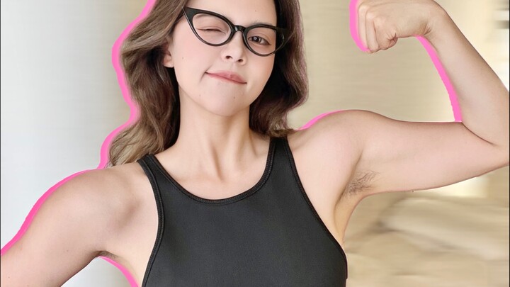 125-jin non-dieting beauty’s eating-and-exercising vlog 😭 Without my muscles, I look so dull.