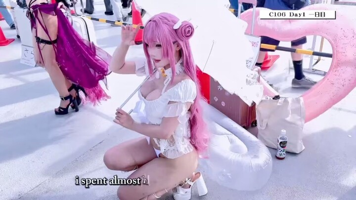 【C106】初公開コミケに密着！Comiket  experience Grok Ai Nikke Dorothy Cosplay
