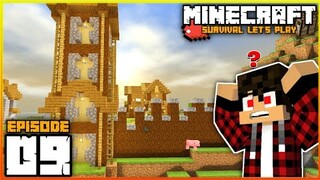 Wall & Tower | Minecraft Survival Let's Play | Episode 09