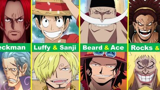 One Piece Characters And Their Left Hand Man 🔥 👊