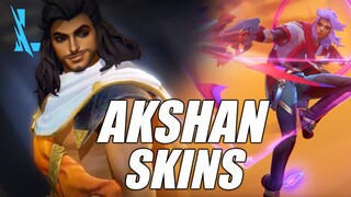 Wild Rift - Akshan Classic & New Skin Academia