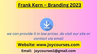 Frank Kern – Branding 2023