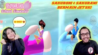 Reaksi Ani Nurhayani & Phil & Stan Bermain Jet Ski, SERU ABIS!!! | Sakura School Simulator Indonesia