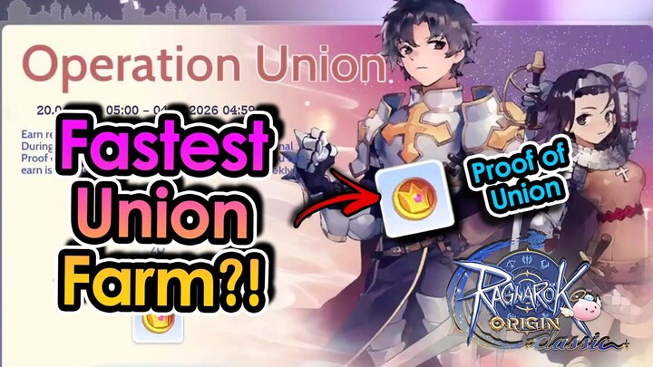 [ROOC] The BEST Proof of Union Farming Method (Operation Union Guide) | King Spade