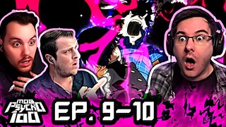 Mob VS Claw || Mob Psycho 100 Episodes 9 & 10 REACTION | Group Reaction