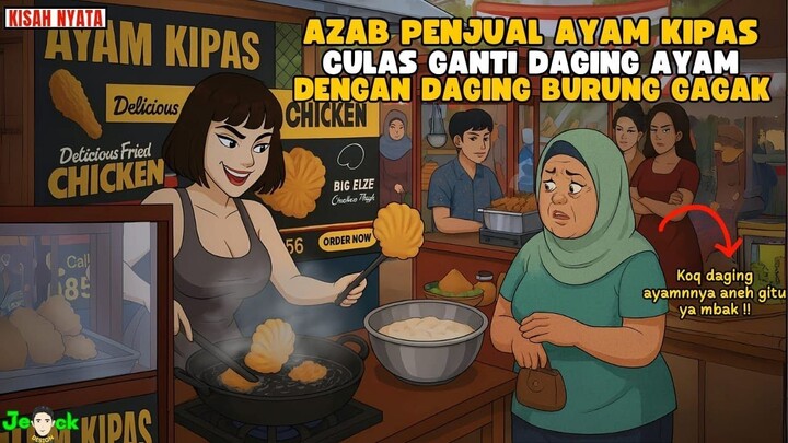 AZAB PENJUAL AYAM KIPAS CULAS GANTI DAGING AYAM DENGAN DAGING BURUNG GAGAK