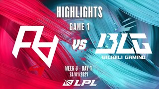 [Highlights] RA vs. BLG - Game 1 | Tuần 3 Ngày 1 | LPL Mùa Xuân 2022