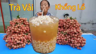 Hưng Troll | Thử Thách Làm Cốc Trà Vải Khổng Lồ 50 Lít Giải Nhiệt Mùa Hè