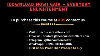 [Download Now] Gaia - Everyday Enlightenment