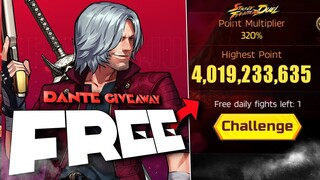 GET FREE DANTE!!! (not everyone can get it!) in Street Fighter Duel