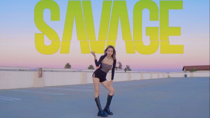 aespa 'SAVAGE' เต้นทั้งเพลงแบบเทคเดียว ลิมจีมินรีแอคชันเต้นตาม // ทุ่งกว้างยามพลบค่ำ ae【ไอรินห่าน】
