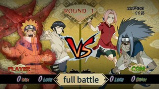 Naruto VS Sasuke full battle | ultimate ninja storm | hinata VS sakura