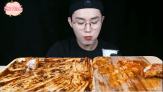 Mì sốt tương đen và đồ chiên phần 8 #mukbang