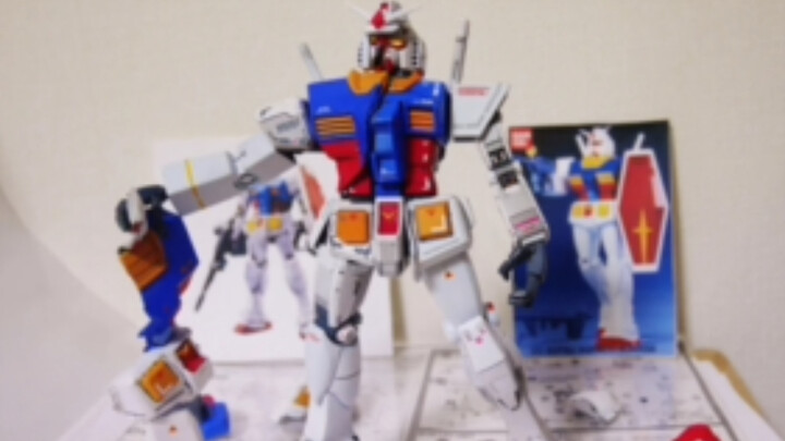 The Gundam Collection Gundam started with the original Gundam (by 100ikai)