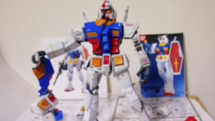 Gundam Zang Gundam dimulai dari Gundam asli (oleh 100ikai)