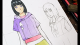 ☆วิธีการวาด Anime Girl (Hinata Hyuga) การสอนแบบเต็มตัว