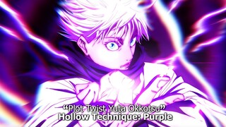 HOLOW PURPLE GOJO AND YUTA! ATRIBUTE LIMITLES MANIPULASI TUBUH GOJO SATORU - JUJUTSU KAISEN UPDATE