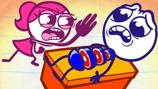 Pencilmate CRACKS His Back! | Animated Cartoons Characters | Animated Short Films