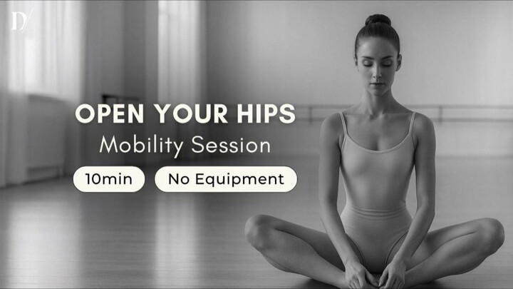 [Dance Masterclass | Safely Unlock the Straddle Split in 3 Weeks] W3-1: Open Your Hips (10 Minutes) 