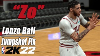 Lonzo Ball Jumpshot Fix NBA2K22