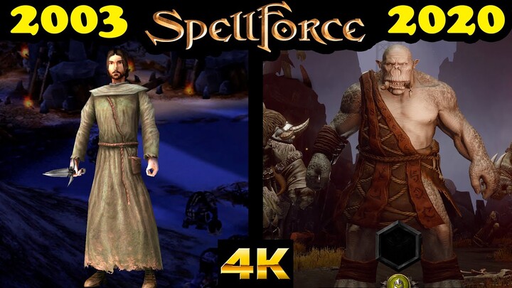 Evolution of SpellForce games (2003-2020) only stand-alone games