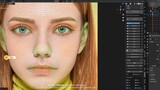 [อนิเมะ] [MMD 3D] หัวของหญิงสาว | Blender FaceBuilder