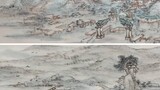 Sử dụng cuộn dài của bức tranh truyền thống Trung Quốc để vẽ Liyue "Cuộn phong cảnh thịnh vượng ở Li