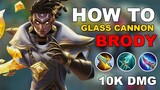 How To Master " Brody " Kiting | Brody 10000 Damage Build | Mobile Legends